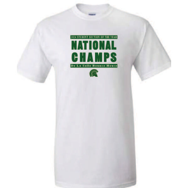 STUDENT SECTION CHAMPS - WHITE TEE Thumbnail